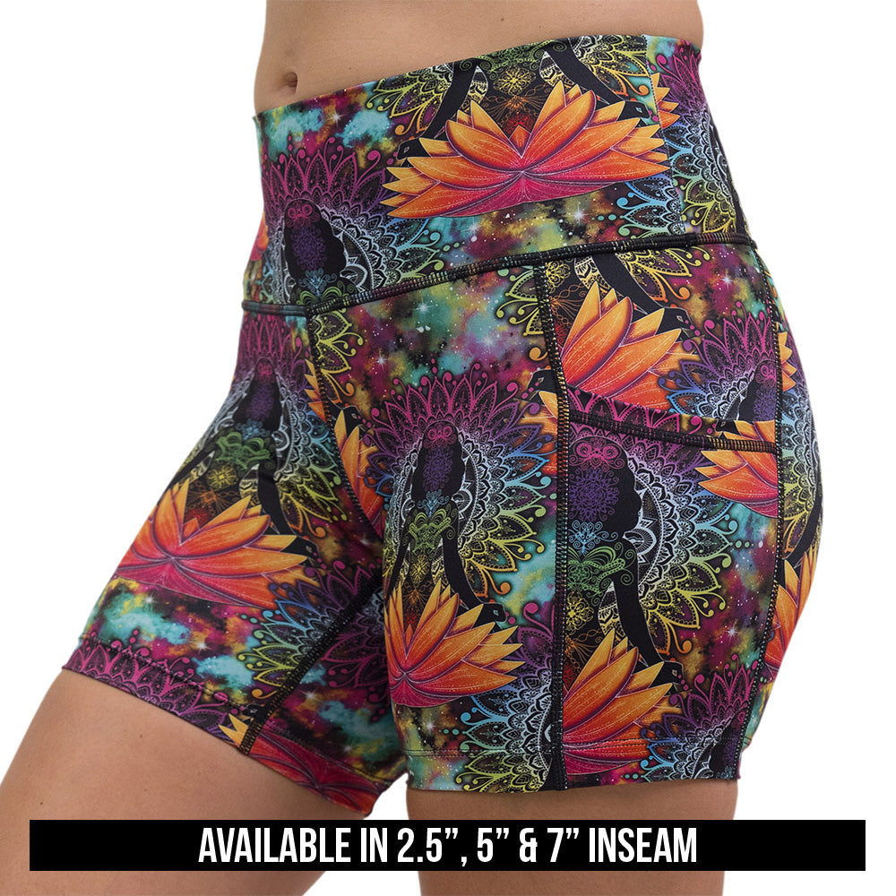 namaste all day shorts length chart