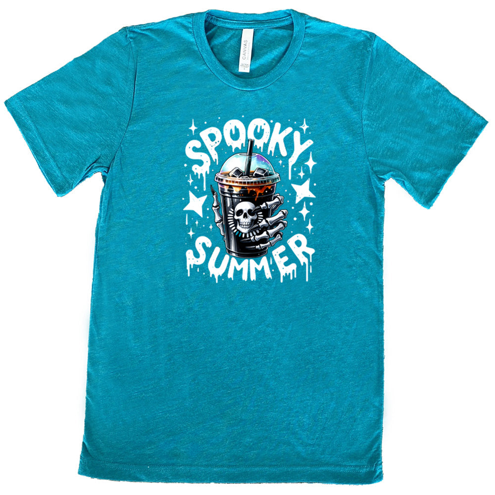 teal Spooky Summer Shirt