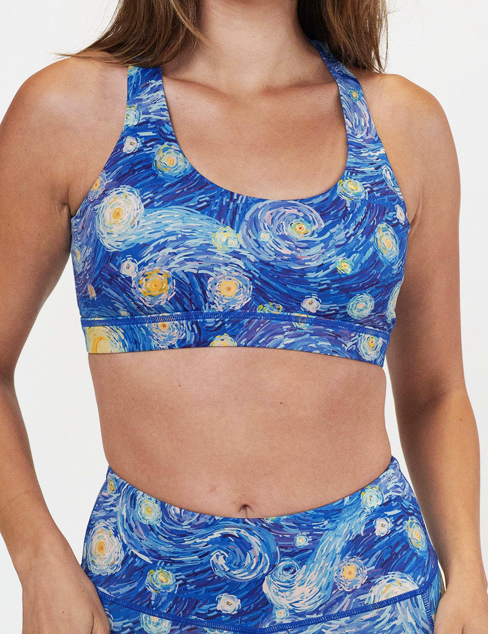 front of the starry night bra