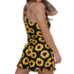back of the sunflower print dress