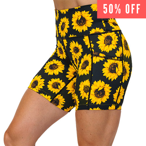 50% off sunflower shorts