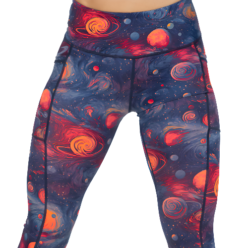 planet themed leggings
