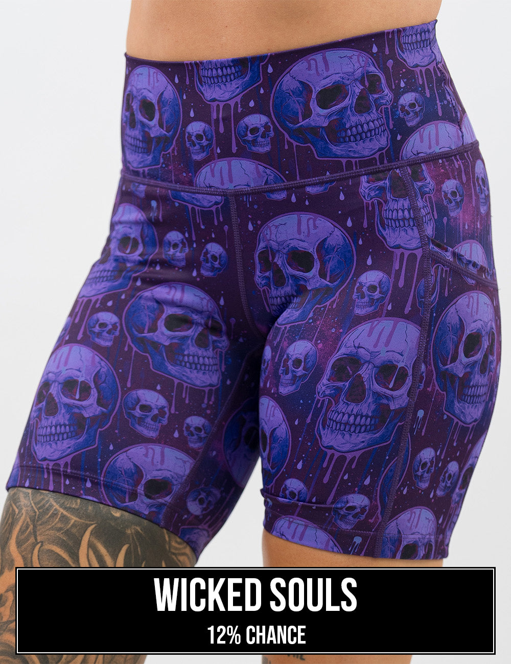 Skull Sealed Series Shorts | Workout Shorts for Women – Constantly