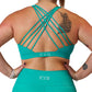 butterfly back strap design on sports bra 