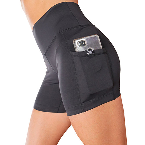 close up of side pocket that is large enough to hold a cell phone