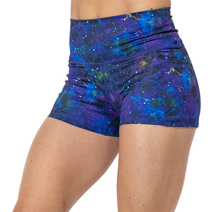 2.5 inch galaxy shorts