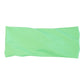 front view of solid neon green headband