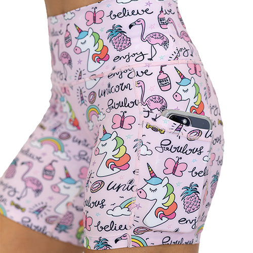 close up view of side pocket that can hold a cell phone