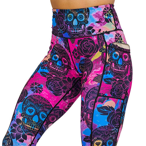 close up of side pocket large enough to hold a cell phone