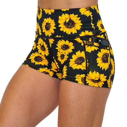 Cruelty Flyvningen klistermærke Sunflower Shorts | Workout Shorts for Women – Constantly Varied Gear