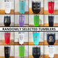 a selection of 16 andomly selected tumblers 