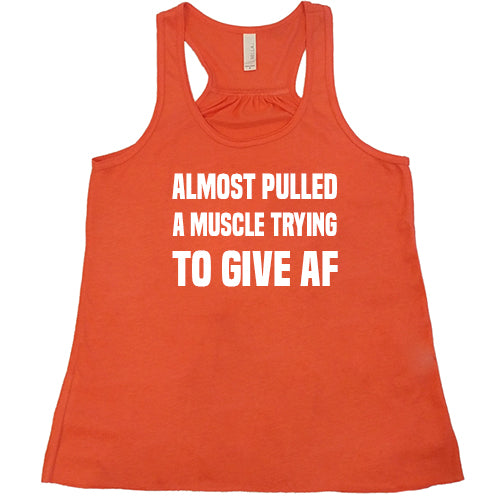 Almost Pulled a Muscle Trying to Give AF Workout Tank | CVG ...