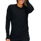 front of solid black thermal