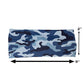 blue camo headband measured 2 by 9 inches