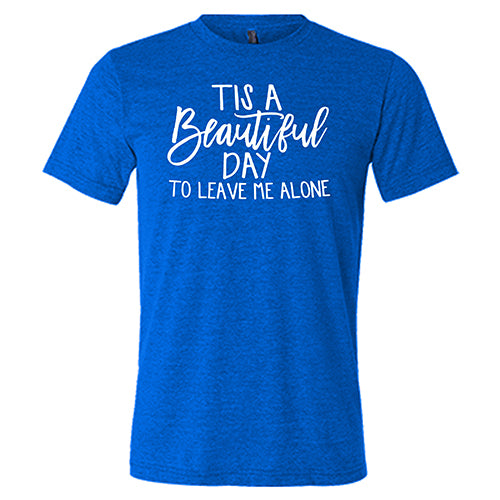 Tis A Beautiful Day To Leave Me Alone Shirt Unisex