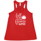 red fall is my favorite f word racerback shirt