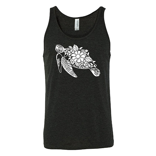 Floral Turtle Shirt Unisex