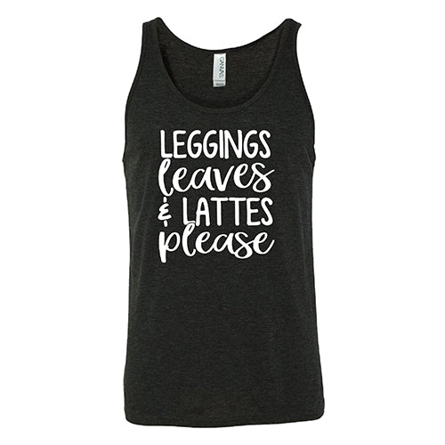 Leggings Leaves & Lattes Please Shirt Unisex