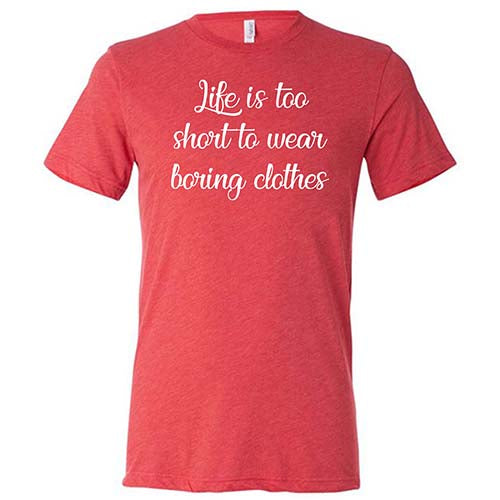 life's too short to dress boring Life is Too Short to Wear Boring Clothes Wall Decal Fashion Quote Vinyl Sticker for Bedroom, Closet, or Boutique Dress Shape Home Mural Art Decoration A-103 (Black)