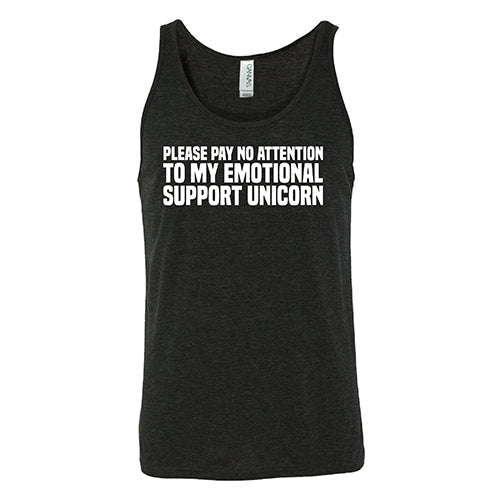 Please Pay No Attention To My Emotional Support Unicorn Shirt Unisex