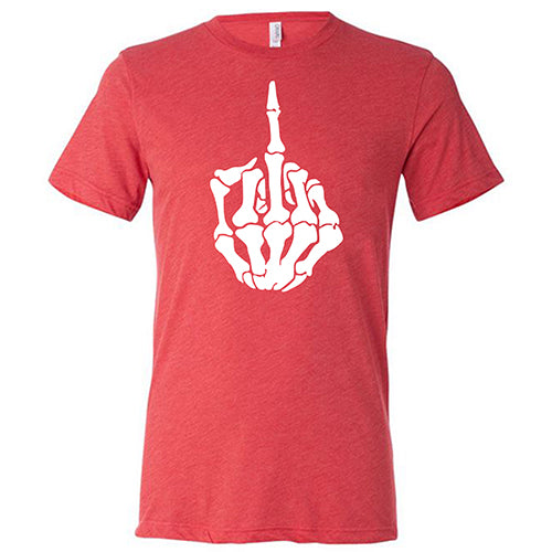 Skeleton Middle Finger Shirt Unisex