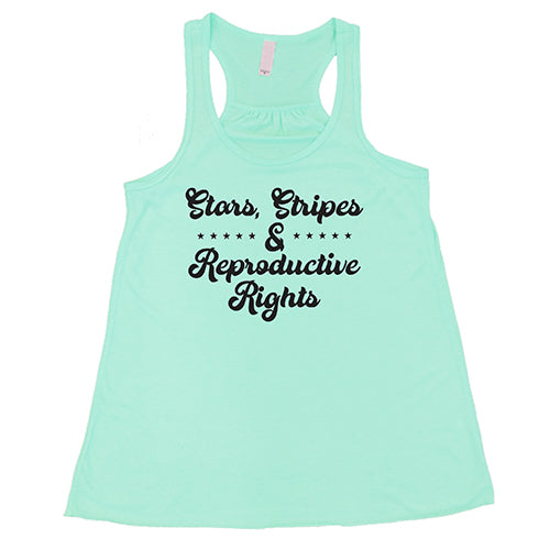 mint Stars, Stripes, and Reproductive Rights Shirt