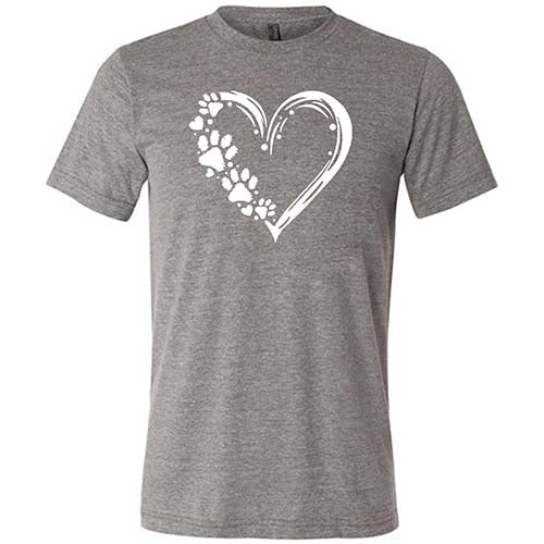 Heart With Paws Shirt Unisex