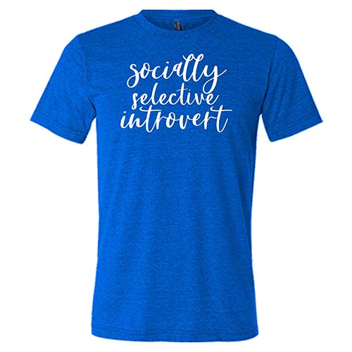 Socially Selective Introvert Shirt Unisex