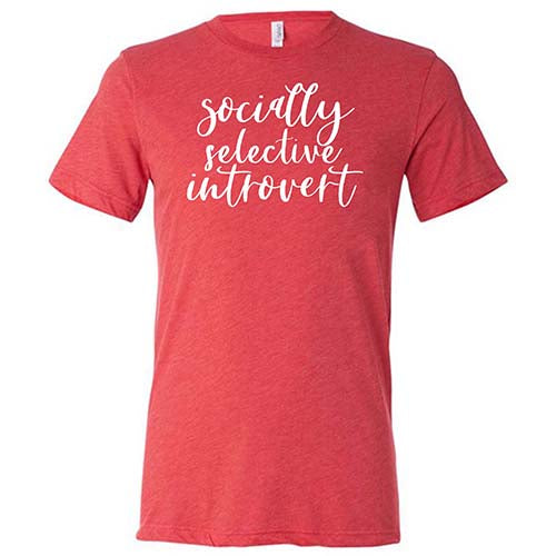 Socially Selective Introvert Shirt Unisex