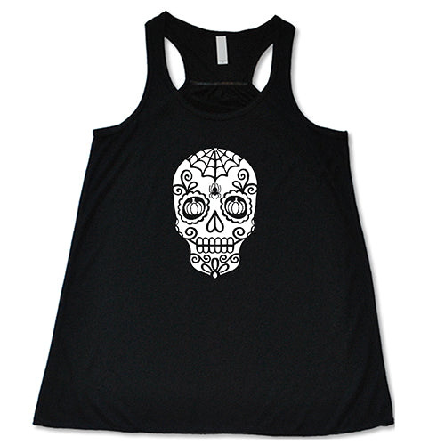 Skull With Pumpkin Eyes Shirt