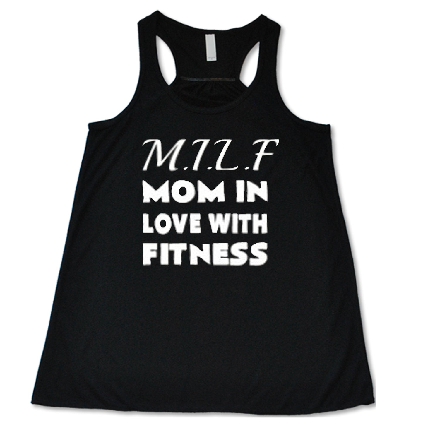 Milf Mom In Love With Fitness Shirt